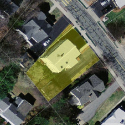 39 Clark St, Newton MA 02459-2425 aerial view