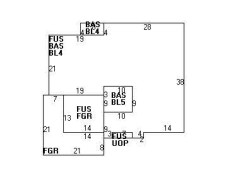 53 Wallace St, Newton MA  02461-1921 floor plan