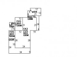 122 Auburn St, Newton MA 02466-2508 floor plan