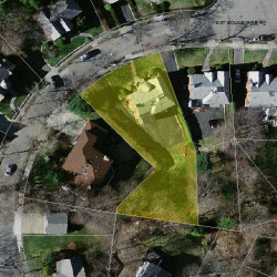 22 Boulevard Rd, Newton MA 02459-1204 aerial view