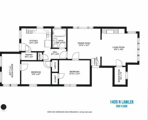 1409 Lawler Ave, Chicago IL 60630-1628 exterior