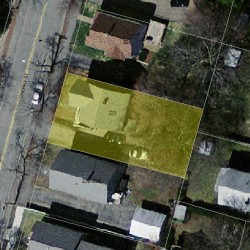 228 Cherry St, Newton MA 02465-1246 aerial view