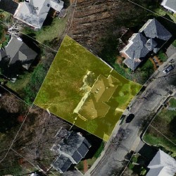 63 Drumlin Rd, Newton MA  02459-2806 aerial view