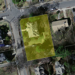 40 Chester St, Newton MA  02461-1434 aerial view