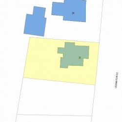 35 Lexington St, Newton MA 02465-1029 plot plan