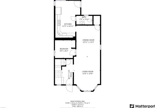 2317 Tripp Ave, Chicago IL  60639-3613 exterior