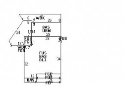 304 Lexington St, Newton MA 02466-1220 floor plan
