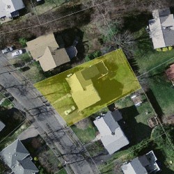 56 Great Meadow Rd, Newton MA 02459-2748 aerial view