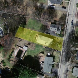 599 Grove St, Newton MA 02462-1316 aerial view