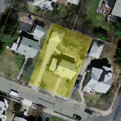 9 Bellingham St, Newton MA  02461-1001 aerial view
