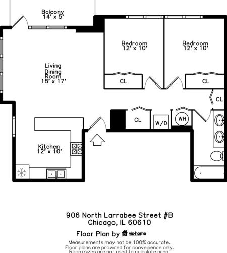 906 Larrabee St, Chicago IL  60610-2412 exterior