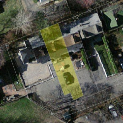 19 Avon Pl, Newton MA 02458-1511 aerial view