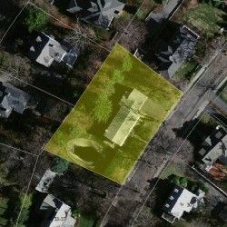 25 Beechcroft Rd, Newton MA  02458-2403 aerial view