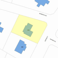 655 Centre St, Newton MA 02458-2341 plot plan