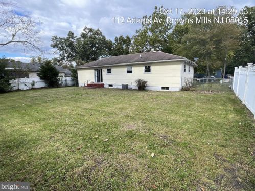 112 Adams Ave, Browns Mills, NJ 08015-3832