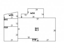 116 Rosalie Rd, Newton MA 02459-3153 floor plan