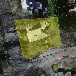 52 Hagen Rd, Newton MA 02459-2753 aerial view