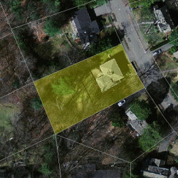 125 Dane Hill Rd, Newton MA 02461-2018 aerial view