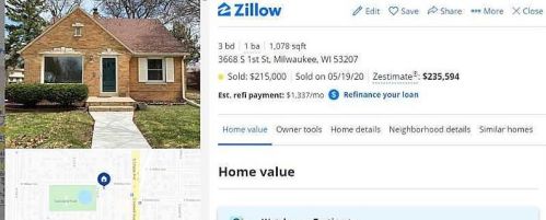 3668 1st St, Milwaukee WI  53207-3215 exterior