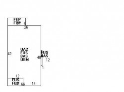 57 Gardner St, Newton MA  02458-1404 floor plan