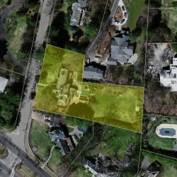 26 Dartmouth St, Newton MA 02465-2602 aerial view