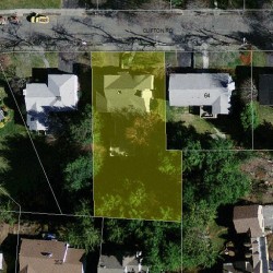 70 Clifton Rd, Newton MA 02459-3147 aerial view