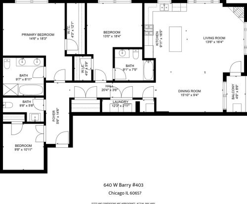 640 Barry Ave, Chicago IL  60657-5794 exterior