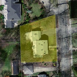 17 Cedar St, Newton MA 02459-1142 aerial view