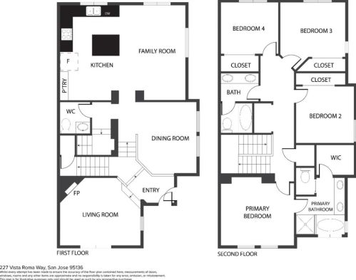 227 Vista Roma Way, San Jose CA 95136-4444 exterior