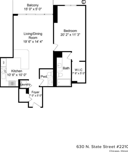 630 State St, Chicago IL  60605-1807 exterior