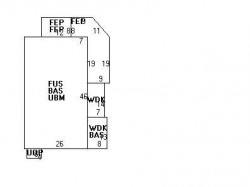 28 Ware Rd, Newton MA  02466-1416 floor plan