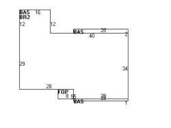 96 Adeline Rd, Newton MA 02459-2705 floor plan