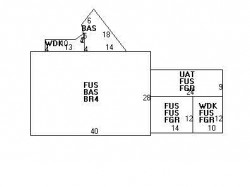 378 Central St, Newton MA  02466-2205 floor plan