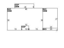 57 Bencliffe Cir, Newton MA 02466-1101 floor plan