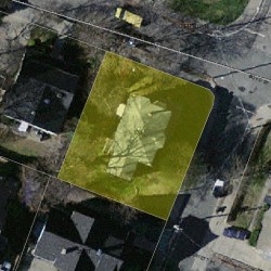 108 Boyd St, Newton MA  02458-1435 aerial view