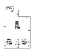40 Foster St, Newton MA  02460-1511 floor plan