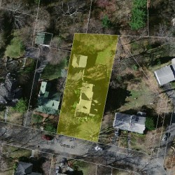 129 Gibbs St, Newton MA 02459-1927 aerial view