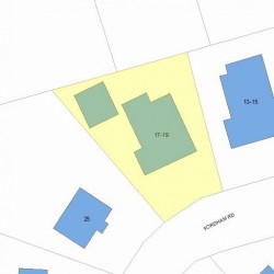 17 Fordham Rd, Newton MA 02465-1206 plot plan