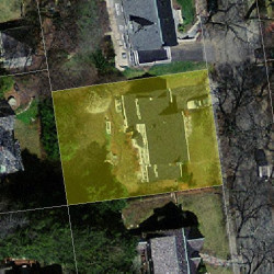 71 Greylock Rd, Newton MA 02465-2731 aerial view