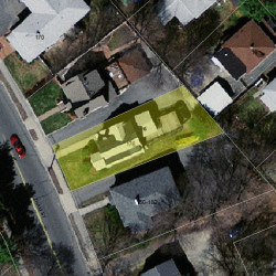 176 Waltham St, Newton MA 02465-1333 aerial view