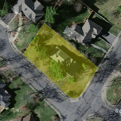 9 Appleton Cir, Newton MA  02459-3305 aerial view