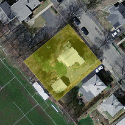 17 Wade St, Newton MA  02461-1714 aerial view