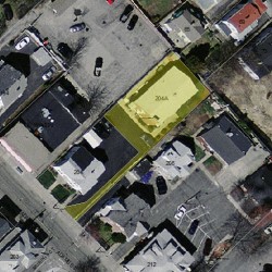 204 Adams St, Newton MA 02458-1203 aerial view