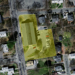 44 Oak St, Newton MA 02464-1461 aerial view