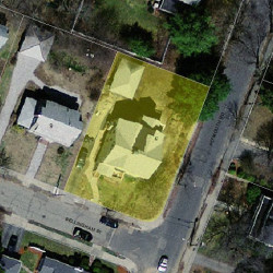 5 Bellingham St, Newton MA  02461-1001 aerial view