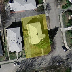 6 Bonwood St, Newton MA  02460-2230 aerial view