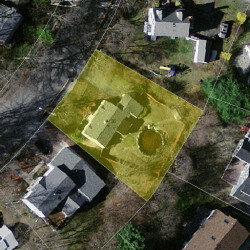 36 Wiswall Rd, Newton MA  02459-3511 aerial view