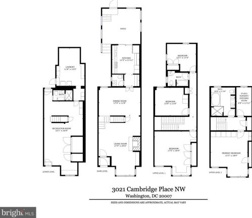 3021 Cambridge Pl, Washington DC  20007-2914 exterior