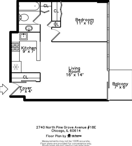 2740 Pine Grove Ave, Chicago IL  60614-6110 exterior