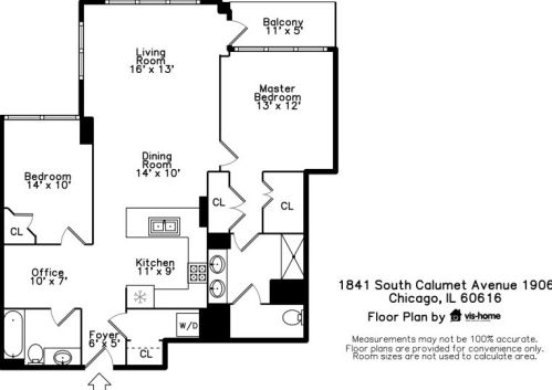 1841 Calumet Ave, Chicago IL  60616-1403 exterior